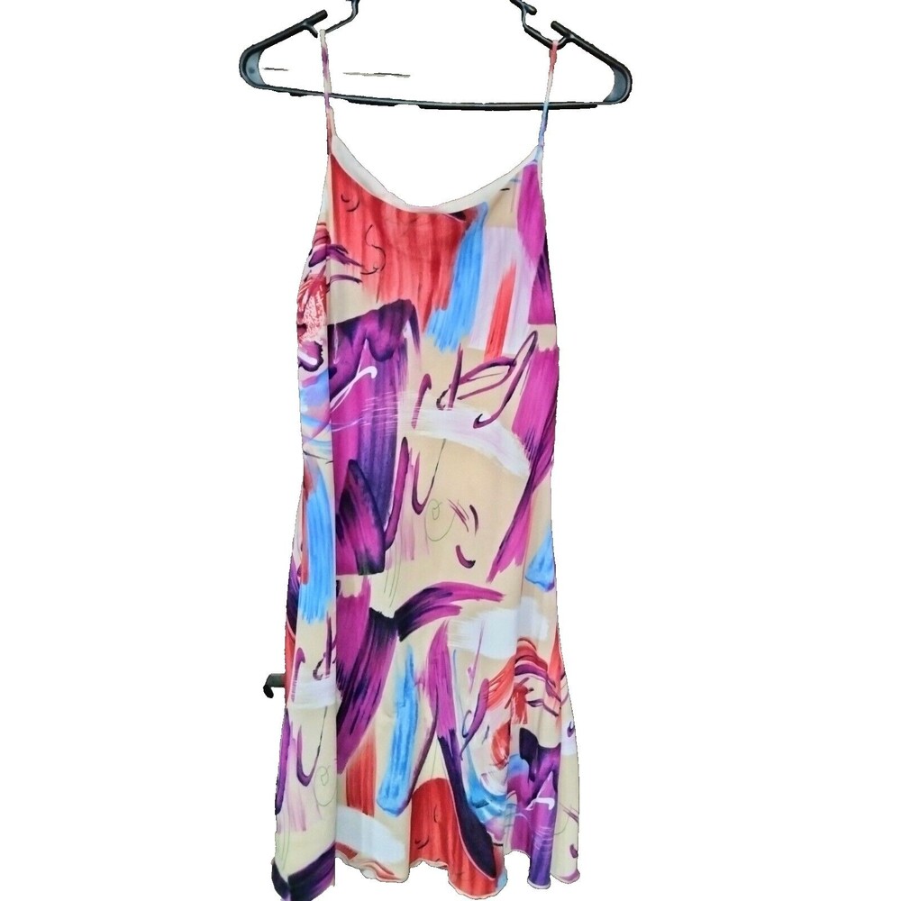 My Future Design Women's Knee Length Spaghetti Strap Dress Size Large